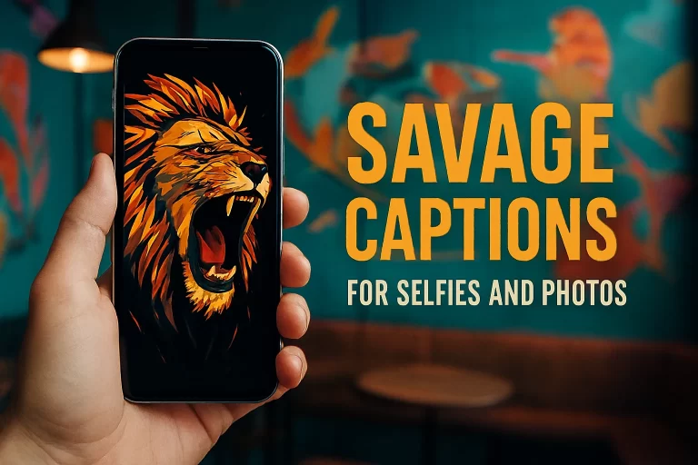 Savage Captions for Selfies and Photos​