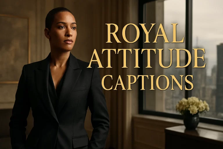 Best Royal Attitude Captions for Kings, Queens, and High-Value Status