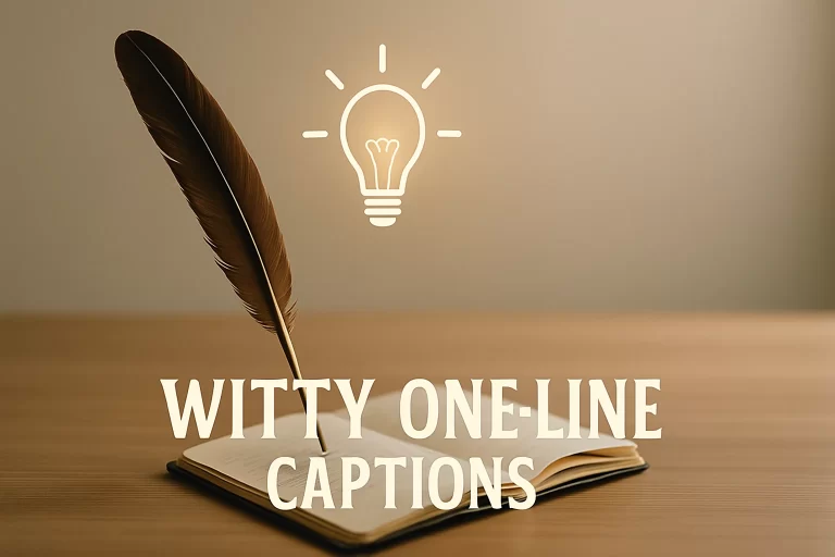 Witty One-Line Captions​
