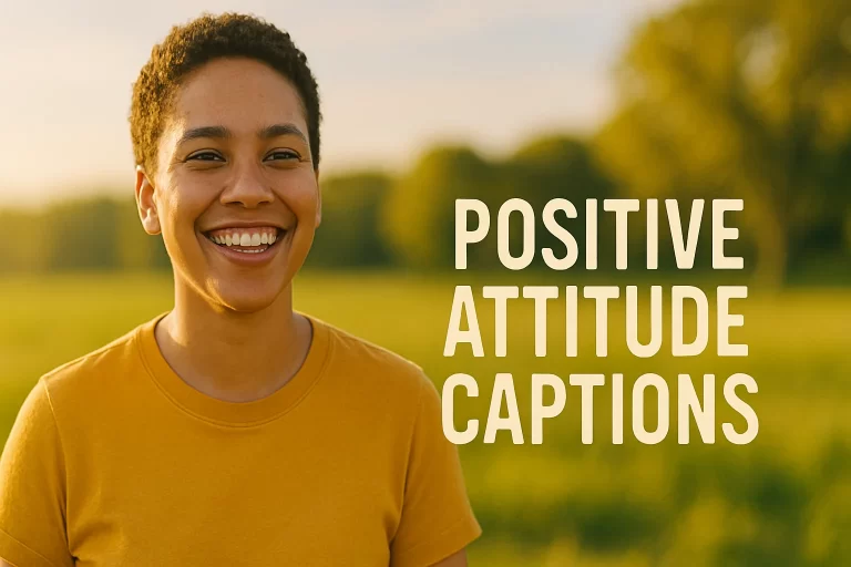 Positive Attitude Captions for Good Vibes