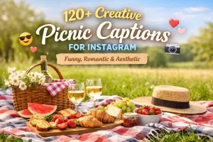 120+ Creative Picnic Captions for Instagram to Elevate Your Outdoor Moments