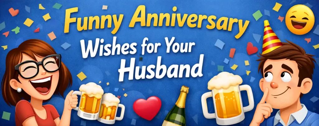 funny anniversary wishes for your husband